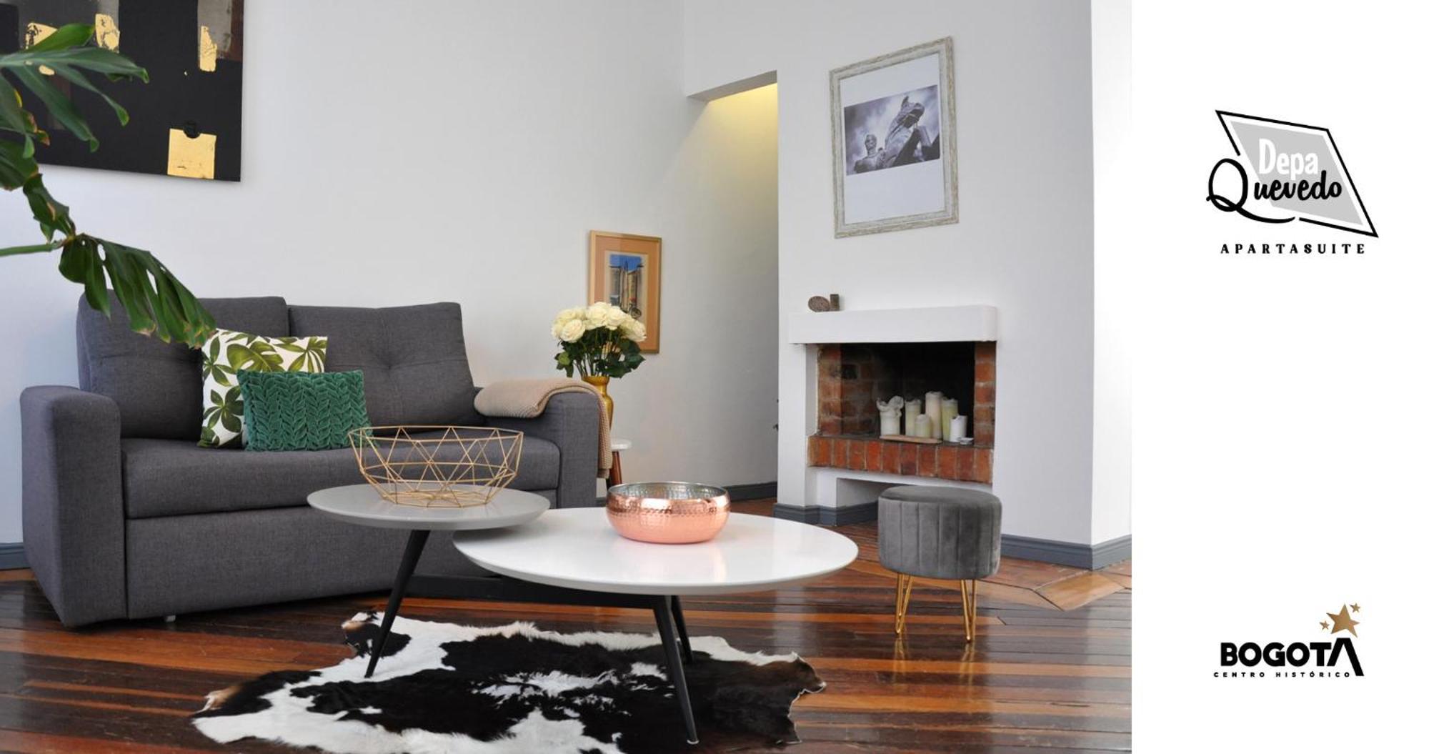 Depa Quevedo - Trendy Revamped Flat - Exceptional Spot In Bogota'S Historic Colonial Square - Candelaria エクステリア 写真