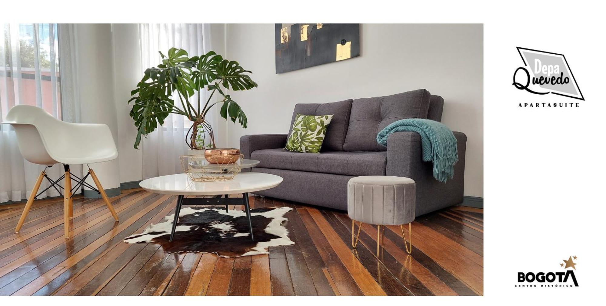 Depa Quevedo - Trendy Revamped Flat - Exceptional Spot In Bogota'S Historic Colonial Square - Candelaria エクステリア 写真