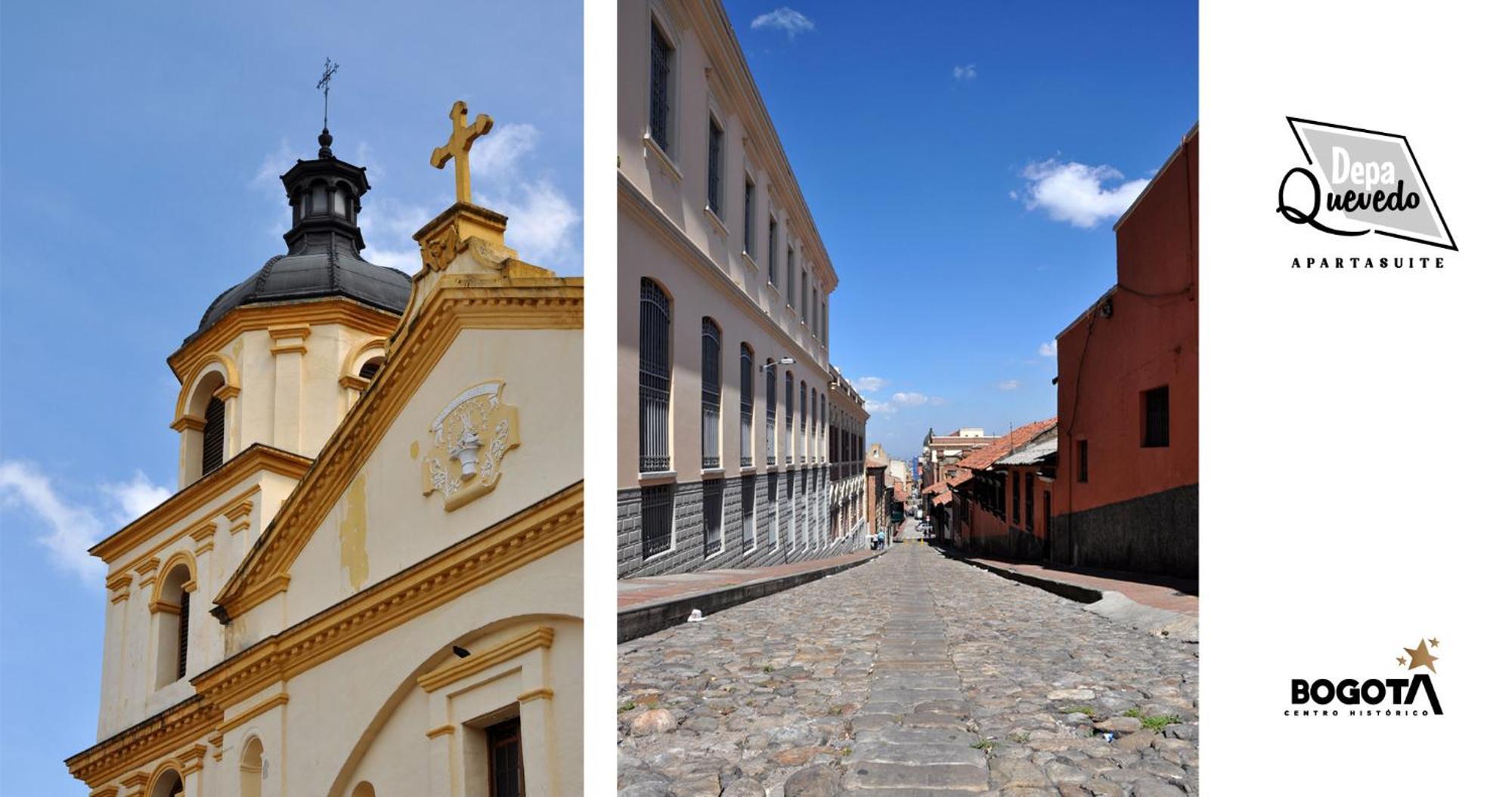 Depa Quevedo - Trendy Revamped Flat - Exceptional Spot In Bogota'S Historic Colonial Square - Candelaria エクステリア 写真