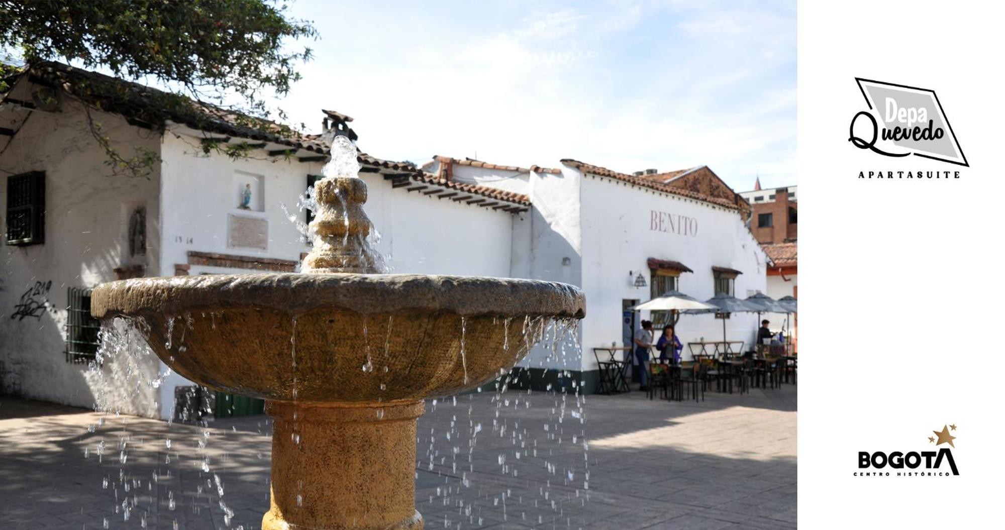 Depa Quevedo - Trendy Revamped Flat - Exceptional Spot In Bogota'S Historic Colonial Square - Candelaria エクステリア 写真
