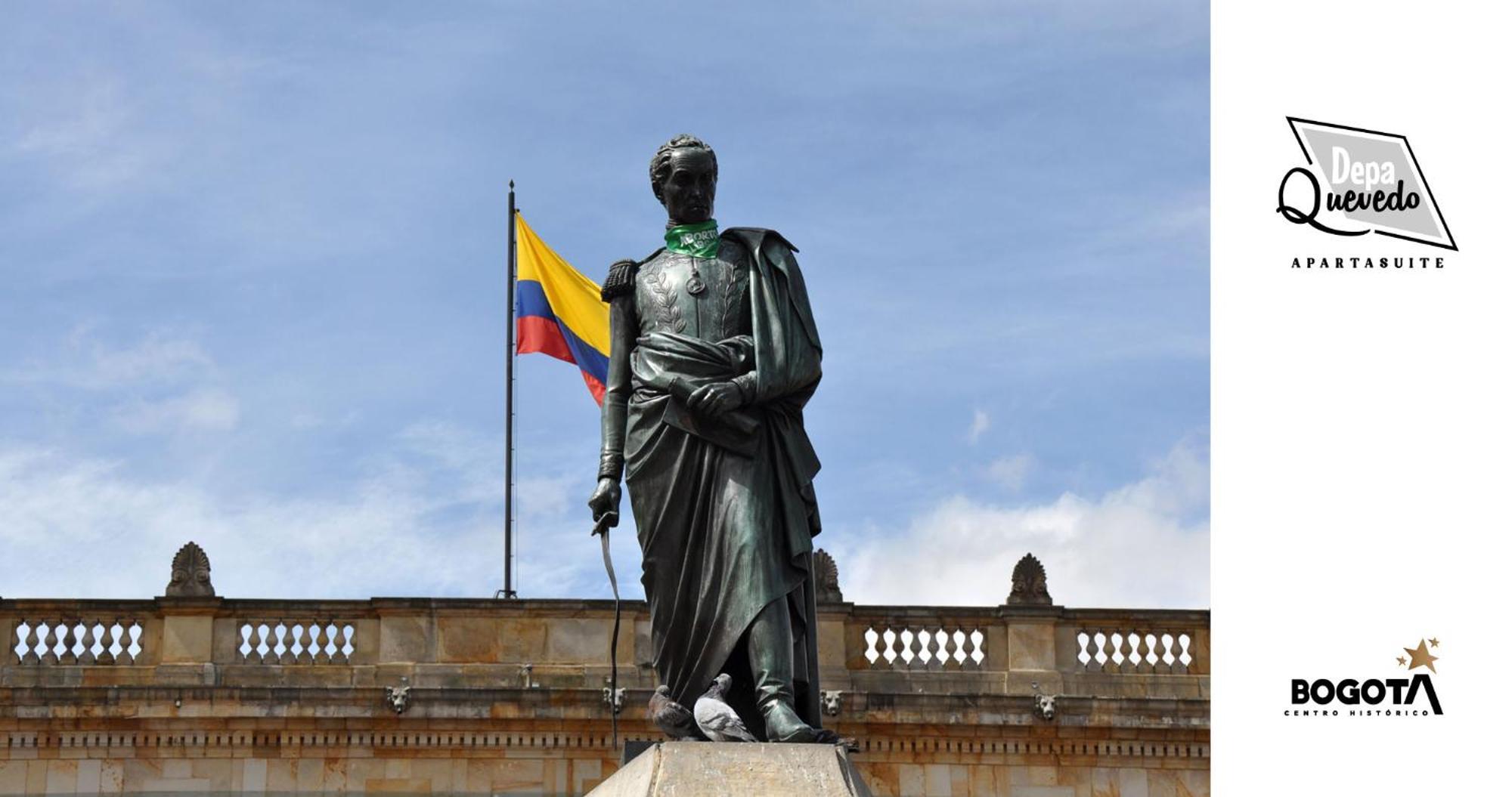 Depa Quevedo - Trendy Revamped Flat - Exceptional Spot In Bogota'S Historic Colonial Square - Candelaria エクステリア 写真