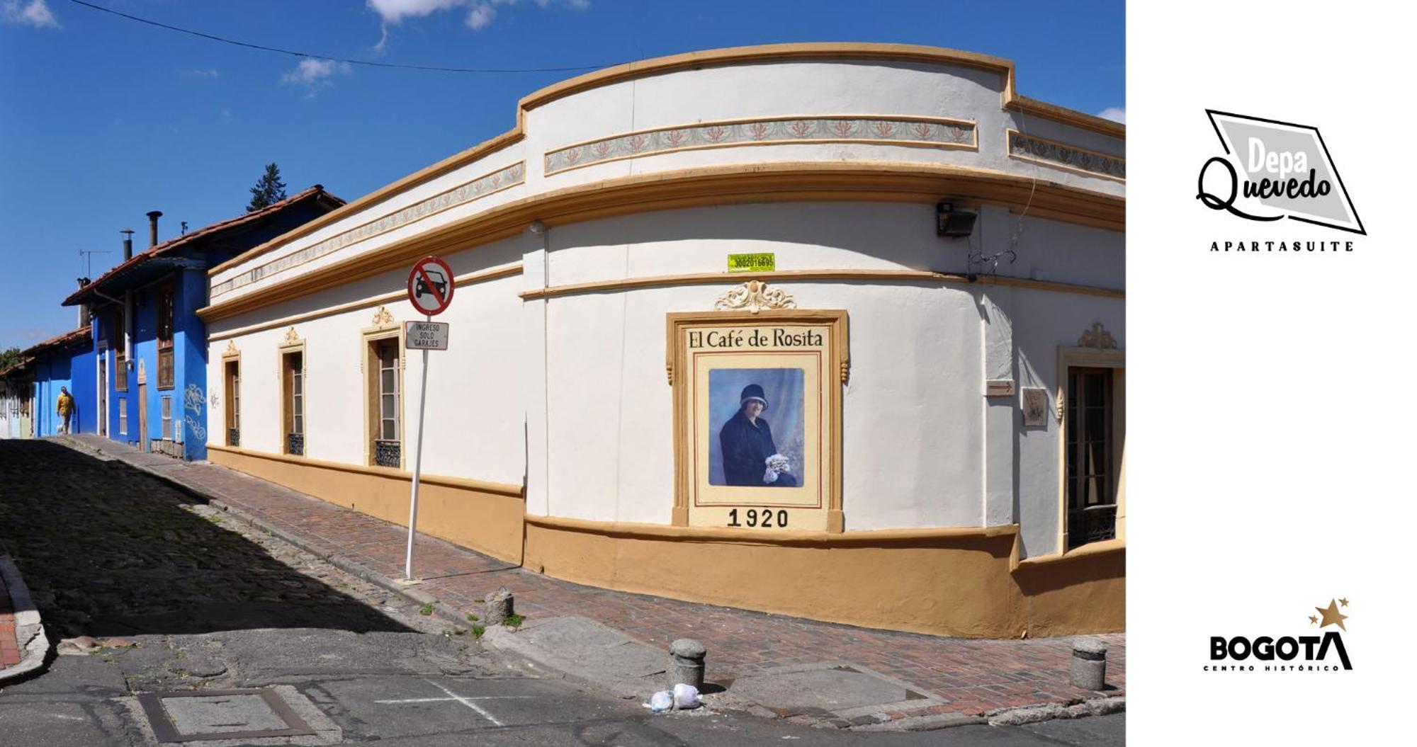Depa Quevedo - Trendy Revamped Flat - Exceptional Spot In Bogota'S Historic Colonial Square - Candelaria エクステリア 写真