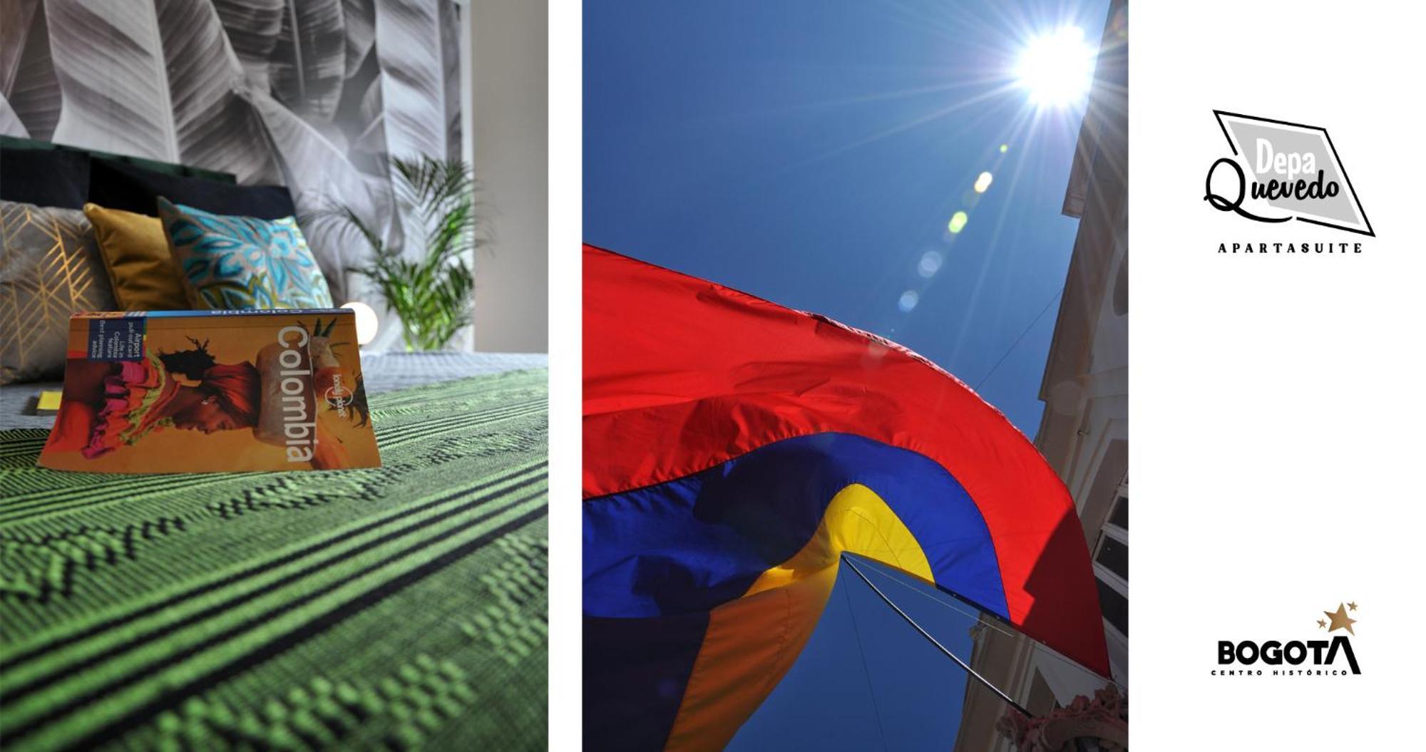 Depa Quevedo - Trendy Revamped Flat - Exceptional Spot In Bogota'S Historic Colonial Square - Candelaria エクステリア 写真